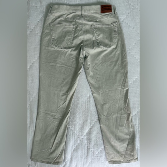 Lucky Brand 410 Athletic Straight Khaki Pants Men’s 38x30 Stretch Beige - Picture 2 of 14